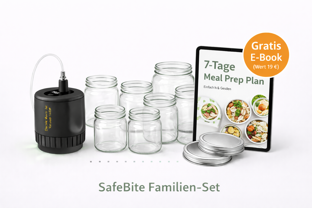 SafeBite Familien-Set – Mehr Gläser, mehr Vorrat