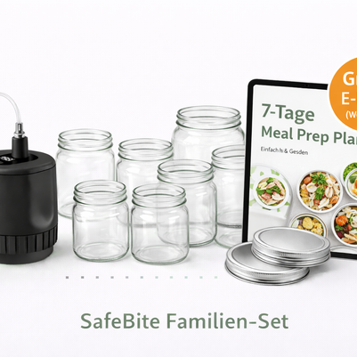 SafeBite Familien-Set – Mehr Gläser, mehr Vorrat